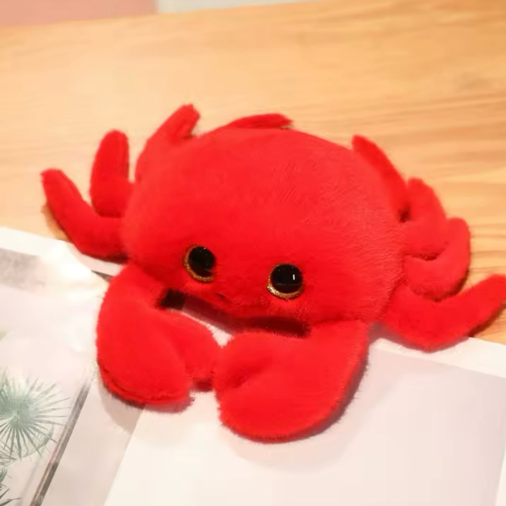 Adorable Red Crab Plush Toy – Soft & Cuddly Sea Creature